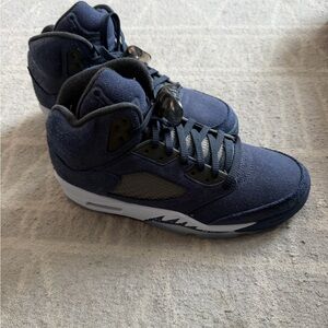 Jordan Navy High-Top Sneakers